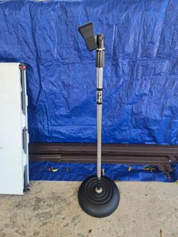 On-Stage Stands Round Base Adjustable Microphone Stand