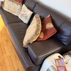 Top Grain Italia Leather Sofa 