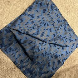 2 Pack Blue Fabric Napkins 