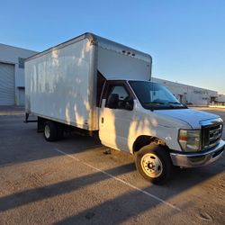 Ford. Box Truck 350 White