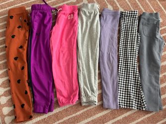Children jogger pants leggings bundle size 6/7