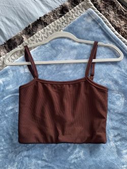 Brown Workout Top