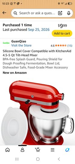 LID COVER for kitchen aid mixer