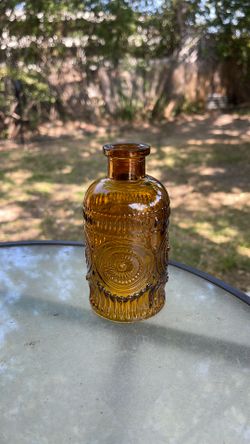 Amber Bud Vases