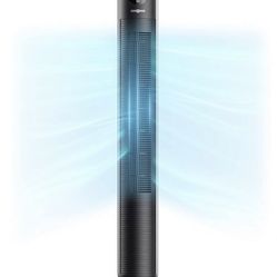 Tower Fan, Paris RhÃne Oscillating Tower Fan with 12 Speeds, 24H Timer, 3 Modes, LED Display,Remote Control, Quiet Operation, Portable Bladeless Fan