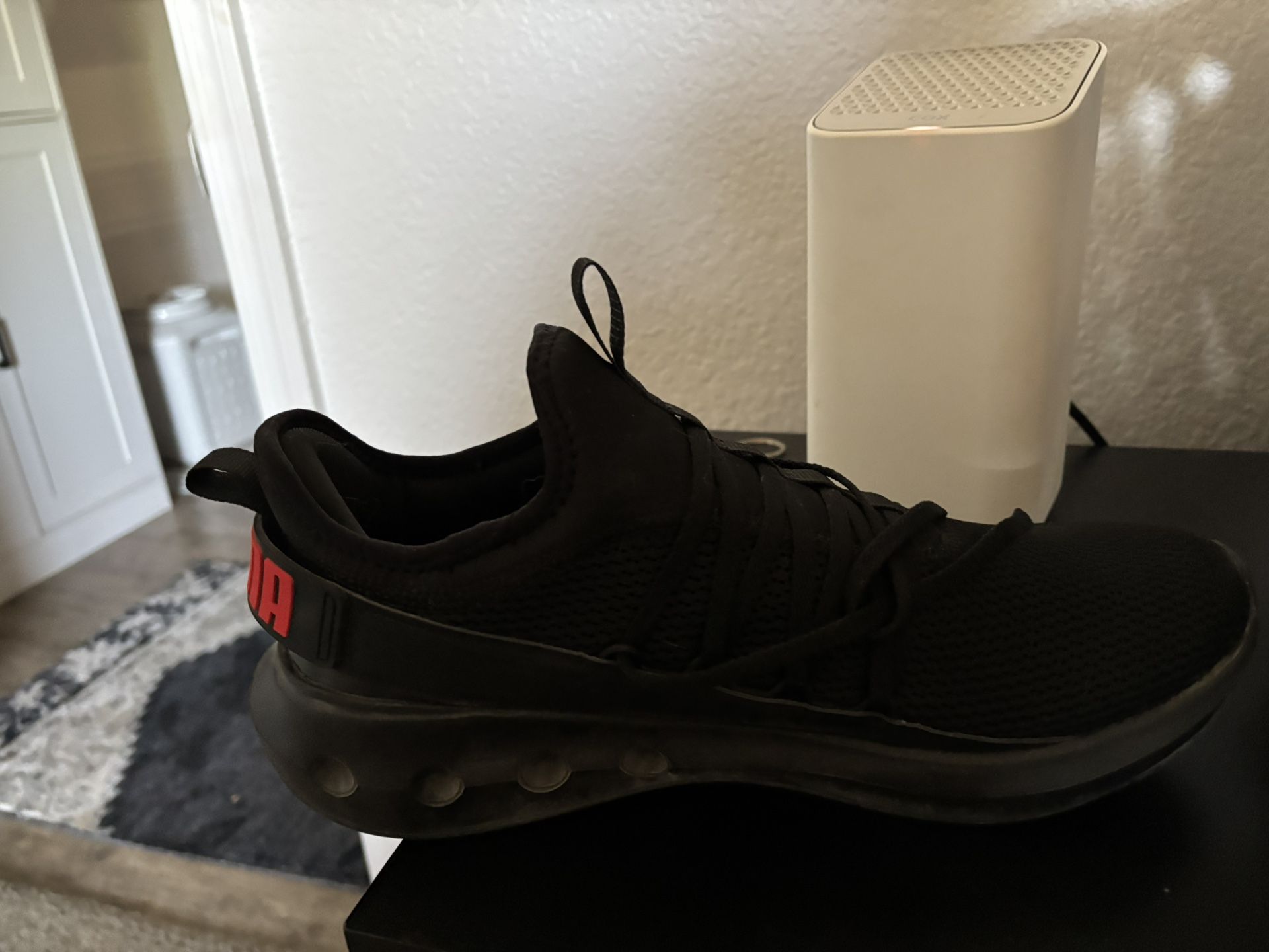 Black And Red Puma Shoes