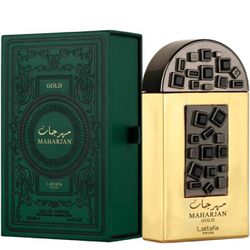 Lattafa Perfumes Maharjan Gold for Unisex Eau de Parfum Spray, 3.4 Ounce