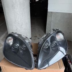 C6 corvette oem headlights (housing only)/ taillights / side marker