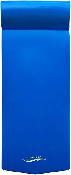 Xtra Thick Foam Pool Float for Adults 2.5" Heavy Duty Blue Lounger