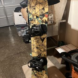 Snowboard With Bindings 