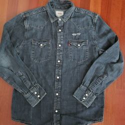 Custom Designed And Hand Made Levi's Denim Shirt