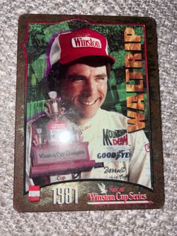 Metallic Impressions 1995 Darrell Waltrip Champion Card #1981 NASCAR
