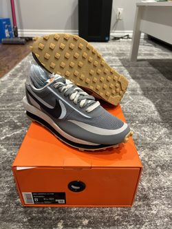 Sacai CLOT Kiss Of Death LD Waffle Cool Grey Sz 8