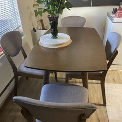 Table and chairs
