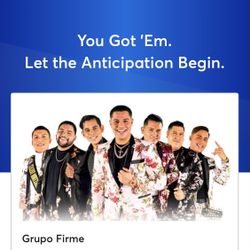 Grupo Firme tickets - May 28 @ sofi stadium 