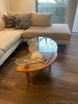 Beautiful half moon coffee table great condition