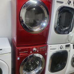 LG SET STEAM WASHER AND ELECTRIC DRYER 