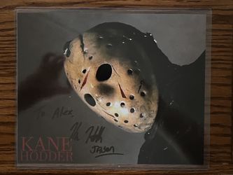 Kane Hodder Signature Signed On Picture 