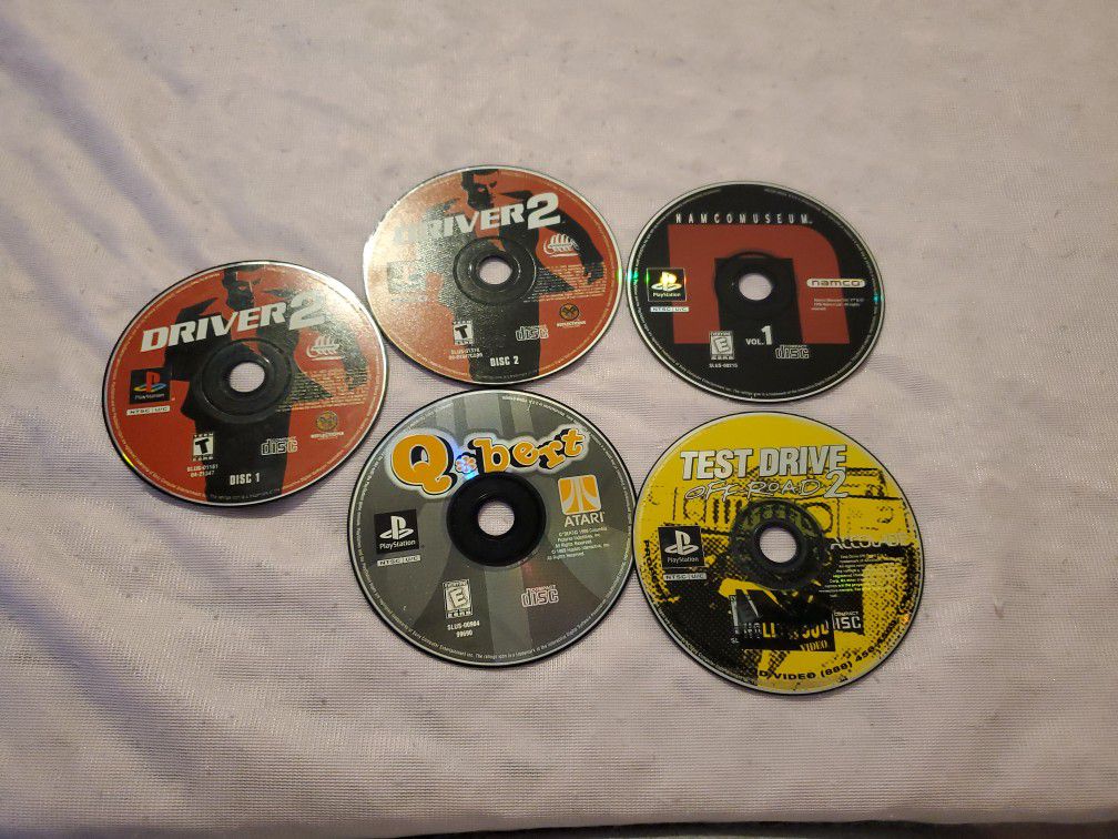 Playstation 1 Games Bundled Without Cases