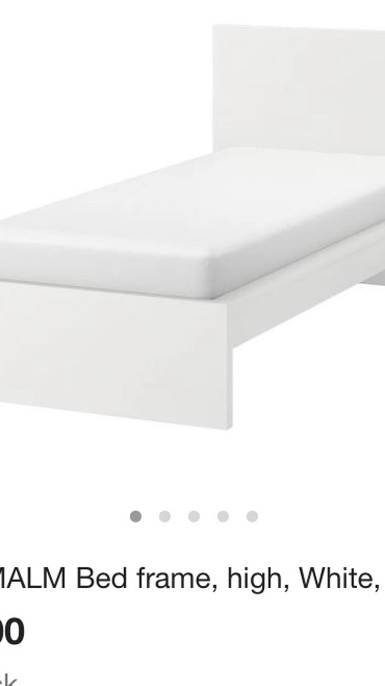 IKEA MALM White Twin Bed Frame