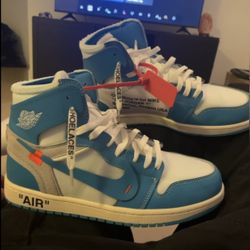 Off White Jordan 1 UNC (size 9 men’s)