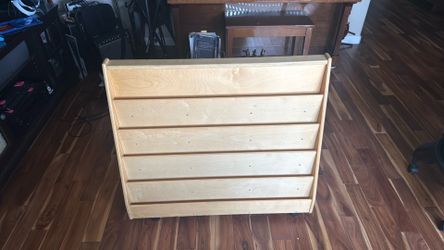 Rolling book cart/shelf
