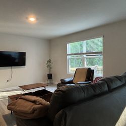 3 Seater Sofa With 2 Pillow And 2 Blanket 