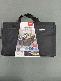 RCA 13 Compartment Foldable Trunk Organizer