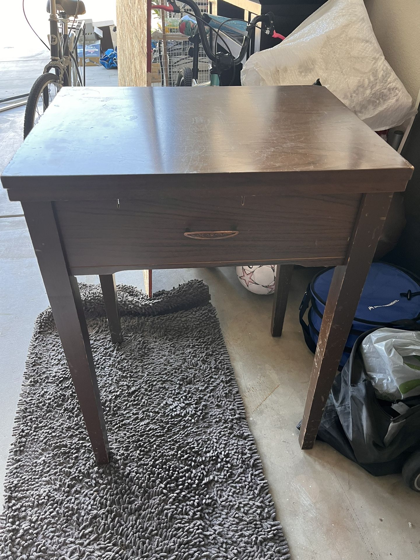 Mid Century Sewing Table