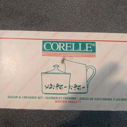 Vintage Corelle Cream & Sugar Set
