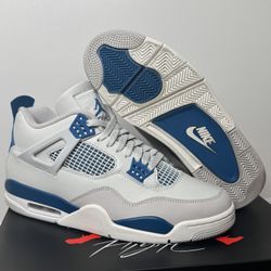 Retro 4 Military Blue Size 10.5 Used Once