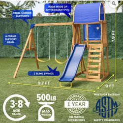 Wooden Swing set - New