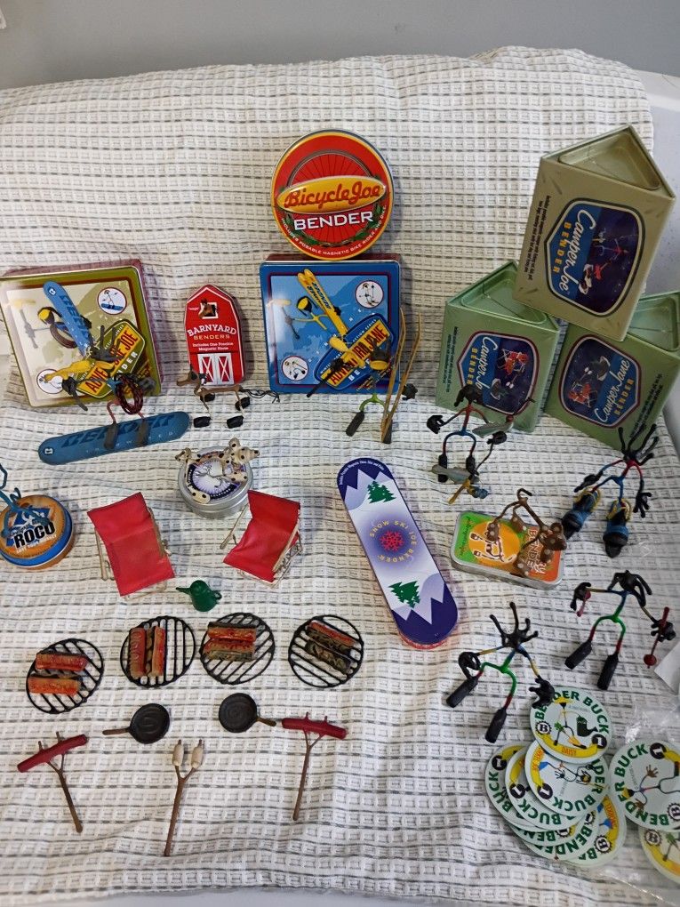 Vintage Benders Magnetic Figures Collection