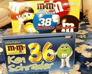 2 M&M’s NASCAR COLLECTIBLES LIMITED EDITION 