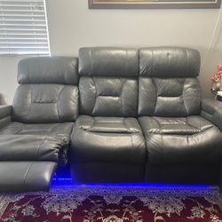 Leather Couch 
