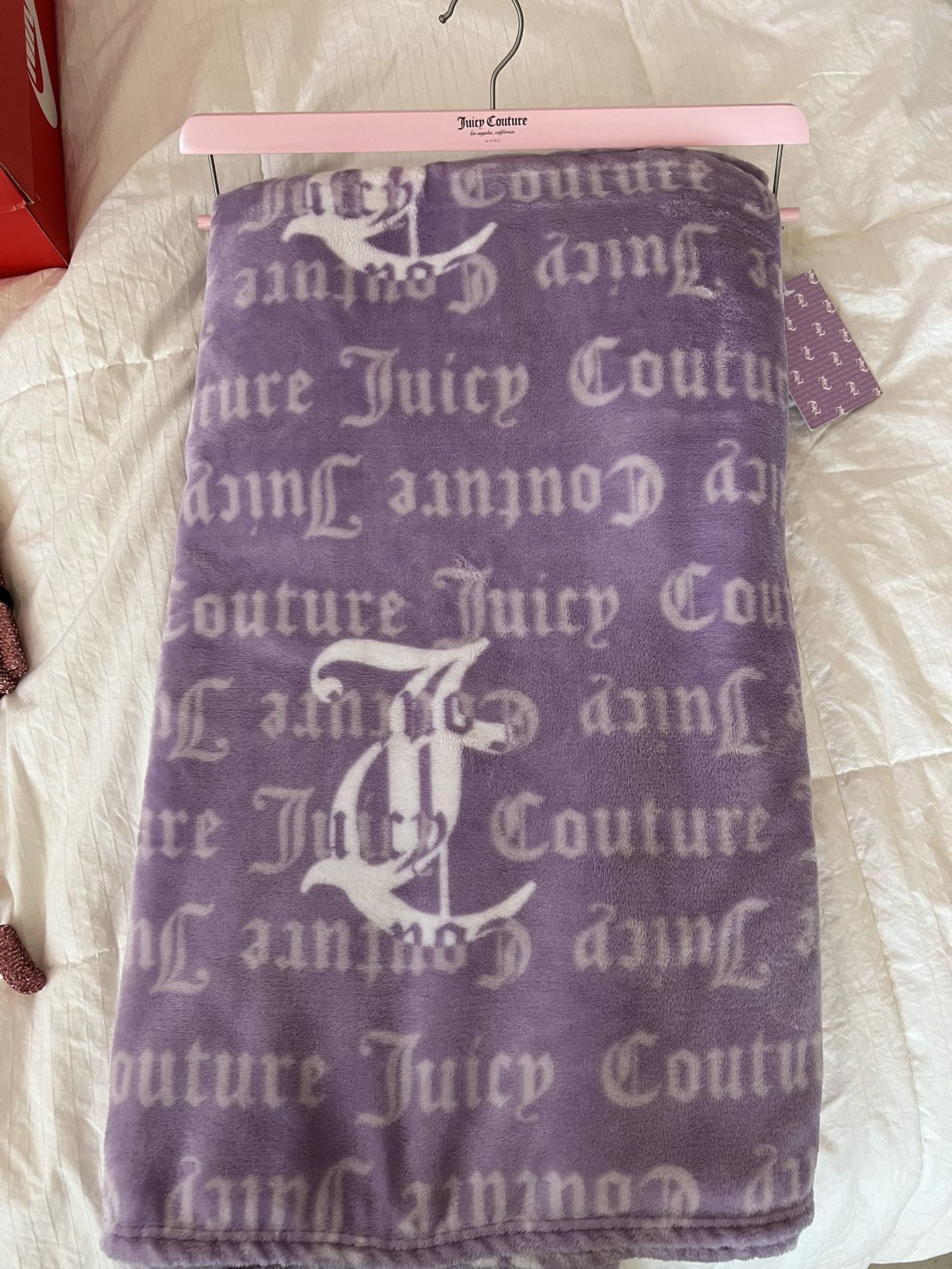 Juicy Couture Blanket/ Makeup Brushes