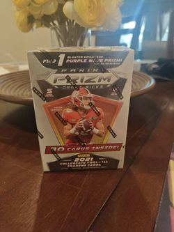 Sealed 2021 Panini Prizm Draft Picks Football Blaster Box