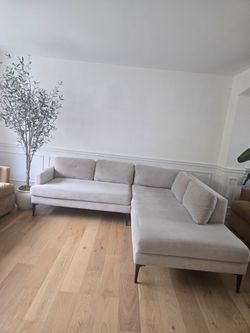 West elm sectional couch