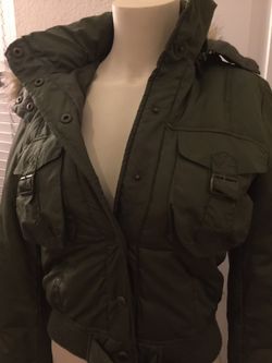 Bebe Bomber navy jacket