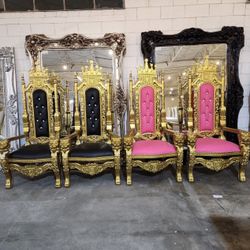 Throne Chair For Wedding, Party, Quinceañera