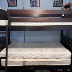 Hardwood Twin Bunk Beds