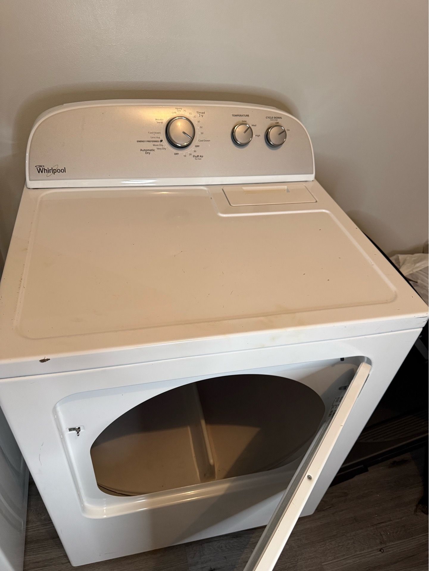 Whirlpool dryer