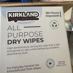 Kirkland Dry Wipes Cases  Of 10 Boxes For $50 Original Price $8.00 As Box