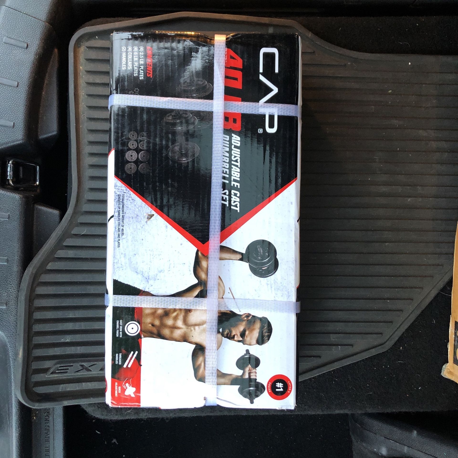 40 Lb Adjustable Dumbbell Set