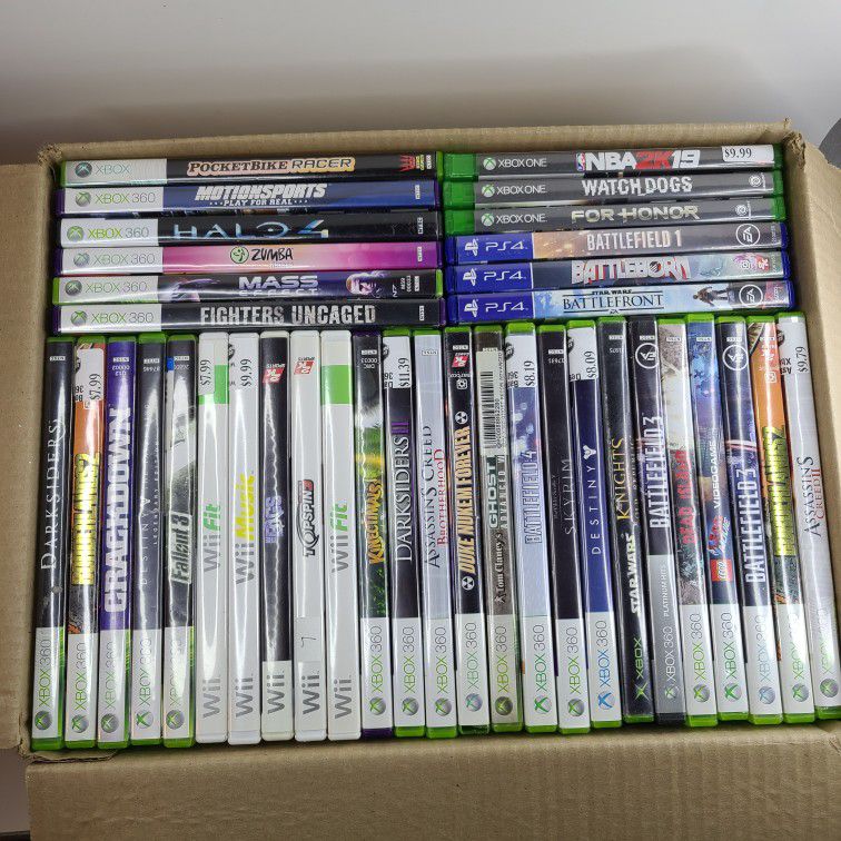 Video Game Lot (Mixed) 37 Games