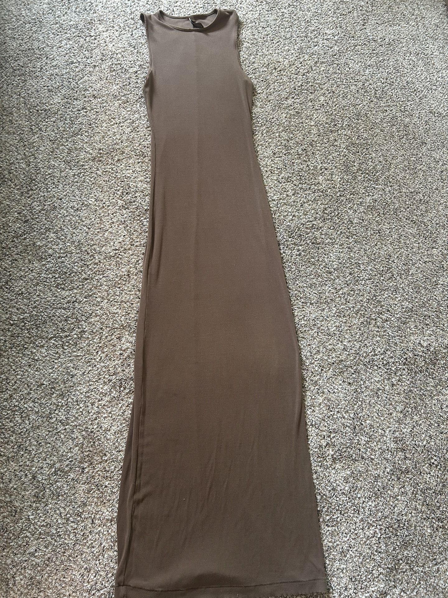 Skims Small Ribbed Tank Dress