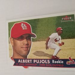 2001 Fleer Tradition Albert PUJOLS Rookie 451