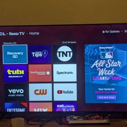 Huge 55 Inch TCL Roku TV 4K Ultra High Definition