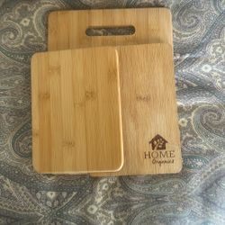 3 Bamboo Cutting Boards
