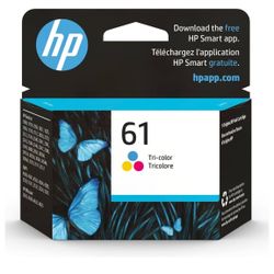 HP 61 Black And Tri Color Ink Cartridges